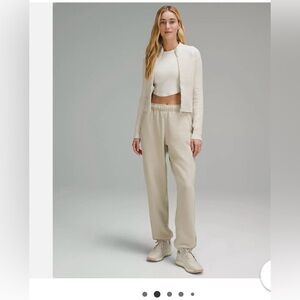 Scuba mid rise oversized jogger regular length Mojave tan